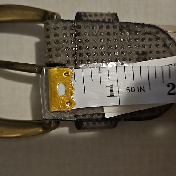 Fossil | Women's Y2K Lyla Patchwork Bright Multi Metallic Color Studs Belt Sz L - Picture 14 of 14